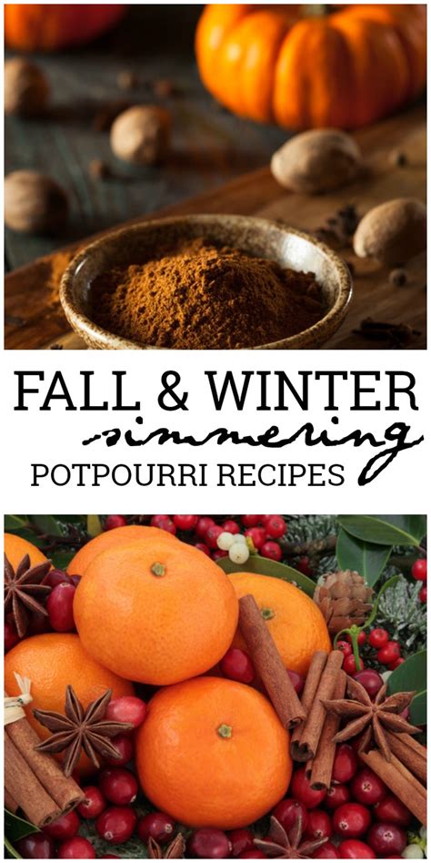 Simmering Potpourri Recipes