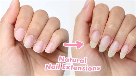 How to Create Natural Looking Nail Extensions - YouTube