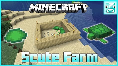 Minecraft 1.15: TURTLE SCUTE FARM Tutorial - YouTube