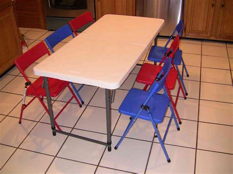 Kids Folding Table And Chair Set - Decor Ideas