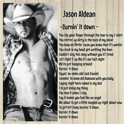 Pin by Jessica Sapp on Things that make me smile | Jason aldean lyrics, Jason aldean, Country ...