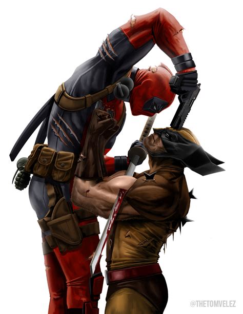 Wolverine vs. Deadpool :: Behance