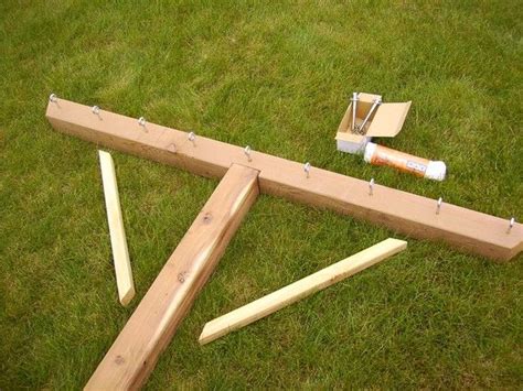 Handmade Wooden Clothesline Pole Kit by WindyHillsCompany on Etsy ...