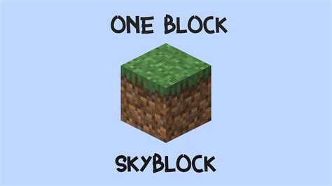 One Block Skyblock (episode 1) - YouTube