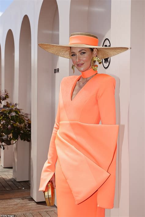 Oaks Day 2022: Celebrities look ladylike for Melbourne Cup Carnival at Flemington Racecourse ...