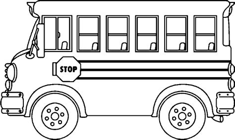 Free Bus Clipart Black And White, Download Free Bus Clipart Black And White png images, Free ...