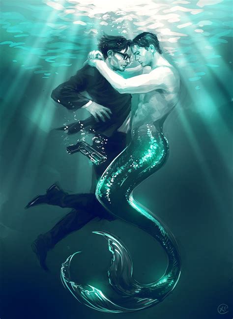 Kingsman - Mermaid | Male fantasy art, Mermaid and mermen, Mermaid art