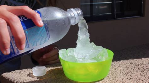 Supercool Water Instant Freeze on Ice - YouTube