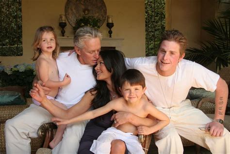 Catherine Zeta-Jones Shares Rare Photo of Michael Douglas and Their Kids