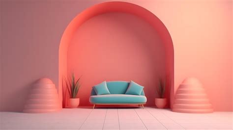 Premium AI Image | modern living room sofa