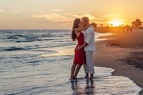 Free Images : beach, sea, ocean, sunset, summer, vacation, love, holiday, kiss, romance, kissing ...