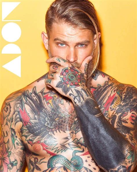 Male Model Tattoo Sleeve