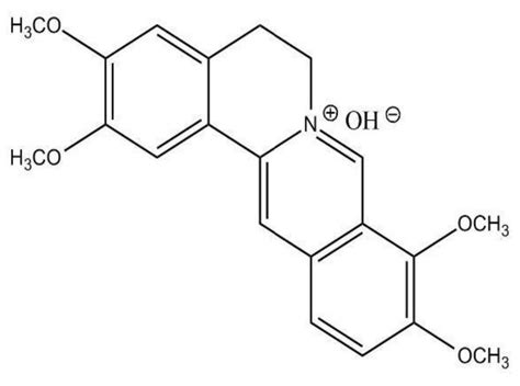 Chemical structure of palmatine. | Download Scientific Diagram