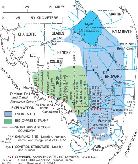 Tamiami Trail Florida Map - Printable Maps