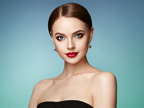 1366x768px | free download | HD wallpaper: girl, style, model, makeup ...
