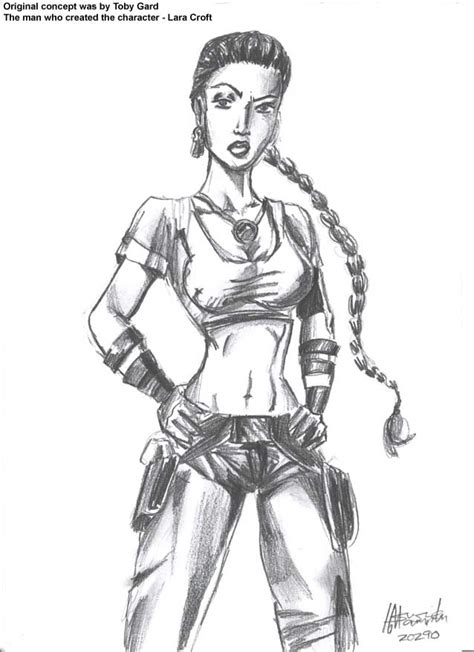 Lara Croft Original concept by littlesusie2006 on DeviantArt