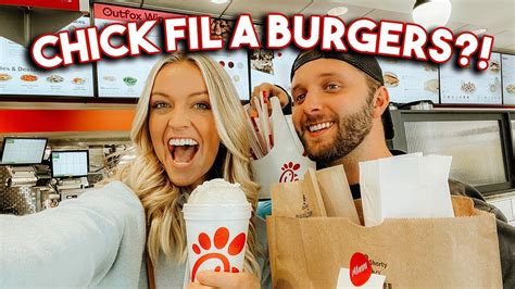 Chick Fil A Burger Review - YouTube