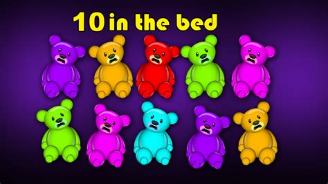 Orange Kids Rhymes: Ten in the bed-Nursery Rhyme with Lyrics - Songs for Children By Orange ...