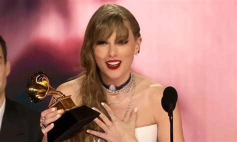 Grammy Awards 2024: Taylor Swift announces release of new album after winning 13th award
