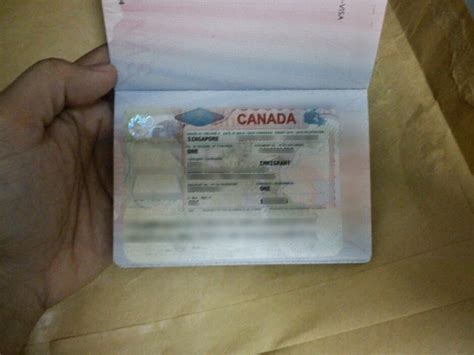 Me Moving To Canada: VISA-Stamped Passport : New Update from the CVAC Singapore