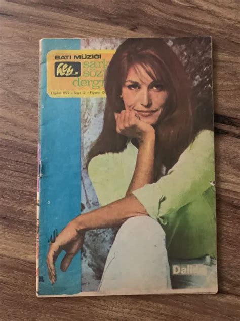 DALIDA COVER VINTAGE Middle East Turkish RAREST MAGAZINE COLLECTIBLE VHTF $19.99 - PicClick