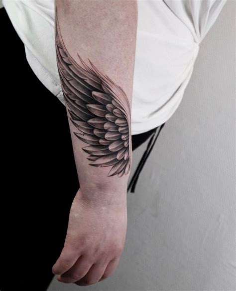 Top 91 Best Angel Wings Tattoo Ideas - [2021 Inspiration Guide] | Angel wing wrist tattoo, Wings ...