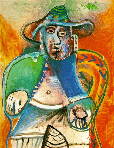 Vieil homme assis, Mougins Picasso 1970 | Pablo picasso art, Picasso art, Pablo picasso paintings