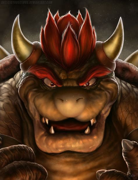 bowser realistic - Búsqueda de Google | Bowser, Nintendo art, Super mario