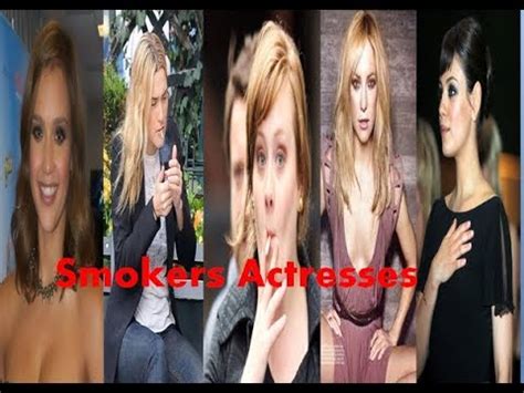 10 Surprising Female Celebrity Smokers - YouTube