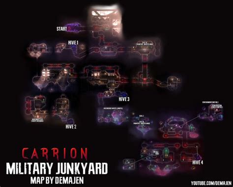 Carrion - Maps of All Areas