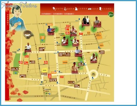 Taichung Map Tourist Attractions - TravelsFinders.Com