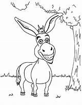 Free Printable Donkey Coloring Pages For Kids sketch template