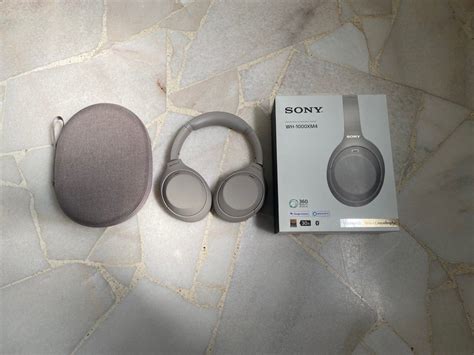 Sony WH-1000XM4 silver/grey, Audio, Headphones & Headsets on Carousell