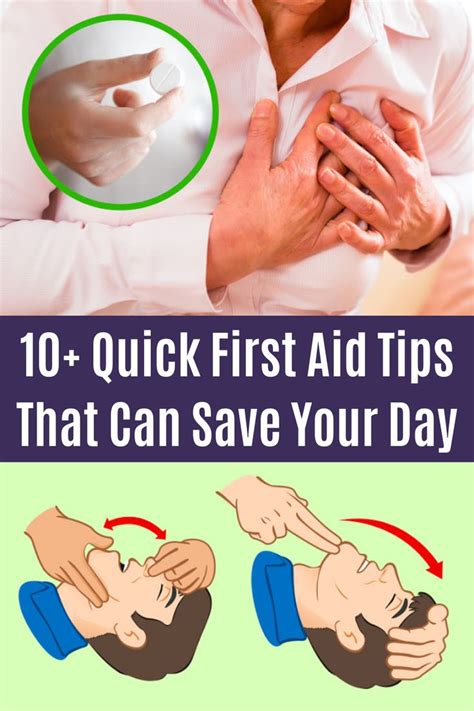 10+ Quick First Aid Tips That Can Save Your Day | First aid tips, Alternative healing, Health tips
