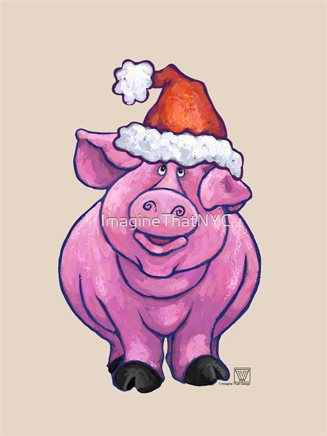 "Pig Christmas" T-shirt by ImagineThatNYC | Redbubble