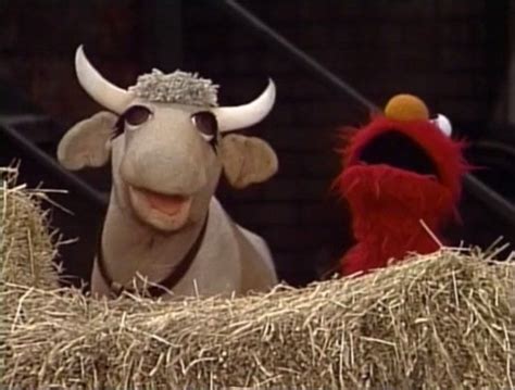 Elmo and Gladys Inner Child, Elmo, Sesame Street, Nostalgia, Cow, Childhood, Children, Animals ...