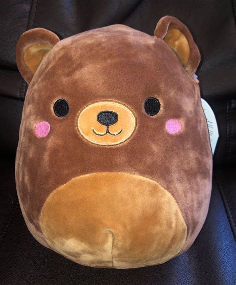 Toys Stuffed Animals SQUISHMALLOWS 16" 16inch 40.5cm Plush Assortment Omar the Brown Bear Kellytoy