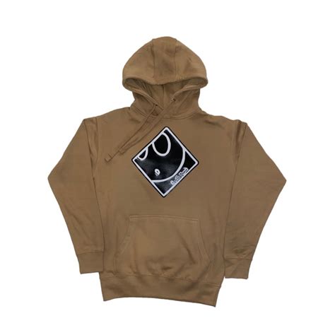 Rare Ghost — Ghost Hoodie in Khaki/White/Black