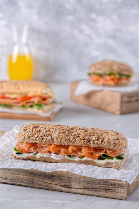 Smoked Salmon Sandwich on Behance