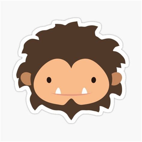 "Sneaky Sasquatch Big Head" Sticker for Sale by rac7games | Magic the gathering, Kids party ...