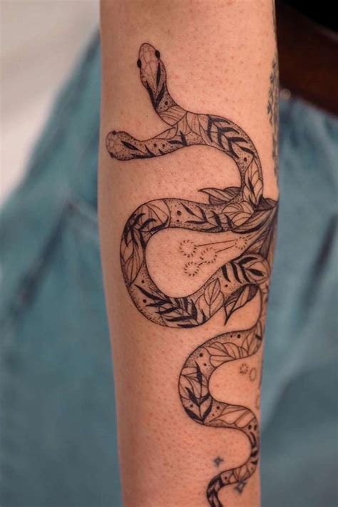 Two Headed Snake Tattoo