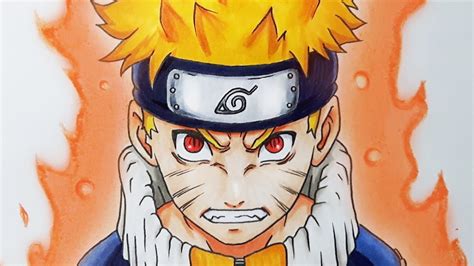 How To Draw NARUTO Uzumaki - Tutorial - YouTube