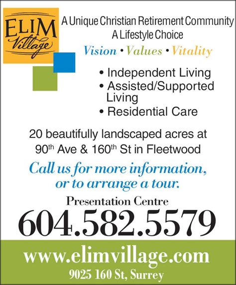 Elim Village - 9067 160 St, Surrey, BC