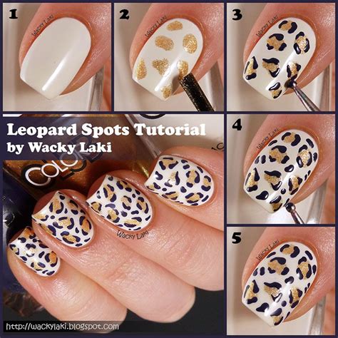 Wacky Laki: Tutorial: Leopards Spots | Leopard nail art designs, Simple nails, Nail art diy