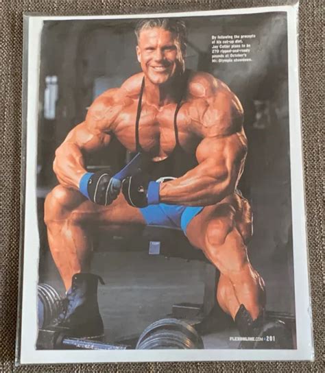 JAY CUTLER MR. Olympia Diet Photo Taken From FLEX Bodybuilding Magazine $9.99 - PicClick