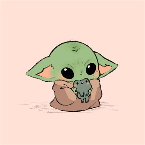 Cute Baby Yoda Drawings Wallpapers - Wallpaper Cave