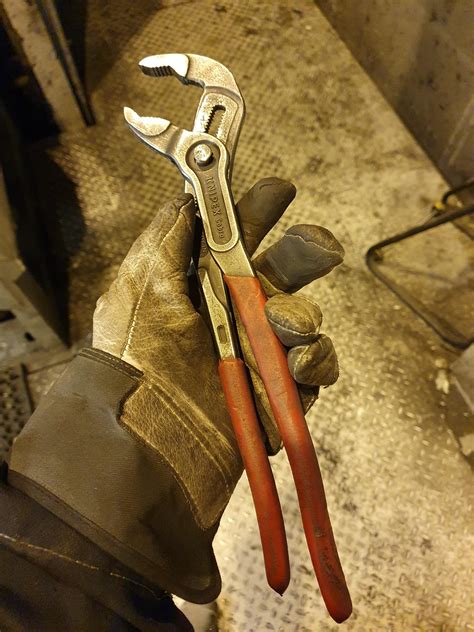 They're kind of a meme but seriously they're a wrench, pliers, hammer, pry bar, emergency hot ...