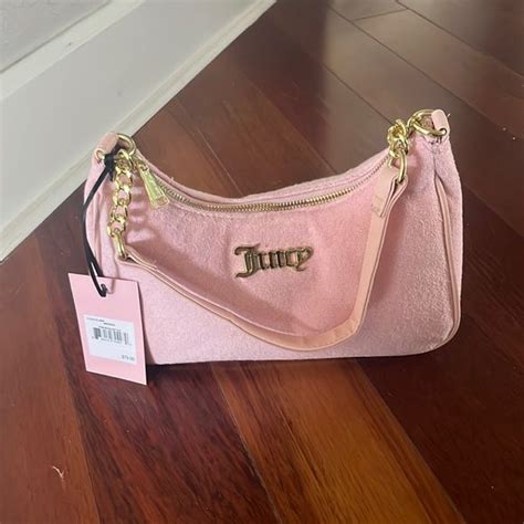 AUTHENTIC Juicy Couture pink shoulder bag | Juicy couture clothes, Juicy couture handbags, Juicy ...