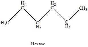 a) Are there polar bonds in Hexane? (Show EN for each of the bonds in the molecule) b) What is ...