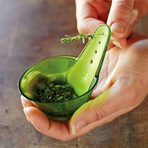 Easy stem separator for herbs | Cool kitchen gadgets, Herbs, Kitchen ...